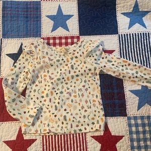 Girls Matilda Jane harvest tee with ruffles size 2